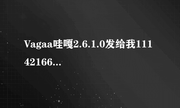 Vagaa哇嘎2.6.1.0发给我1114216659@qq.com