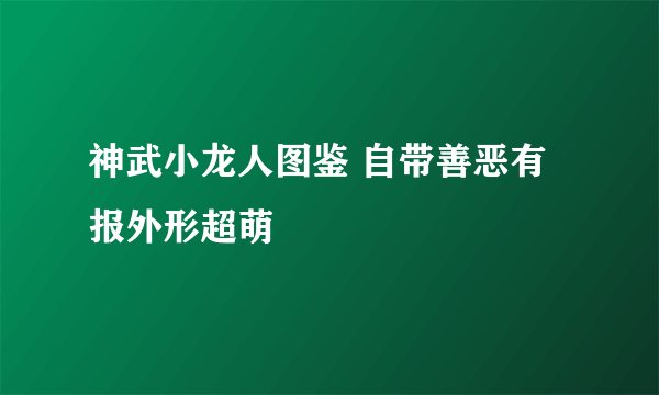 神武小龙人图鉴 自带善恶有报外形超萌