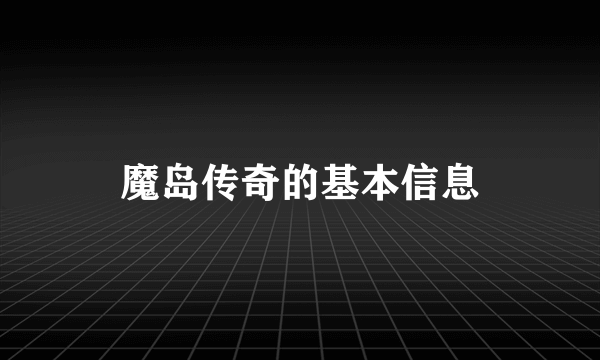 魔岛传奇的基本信息