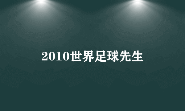 2010世界足球先生