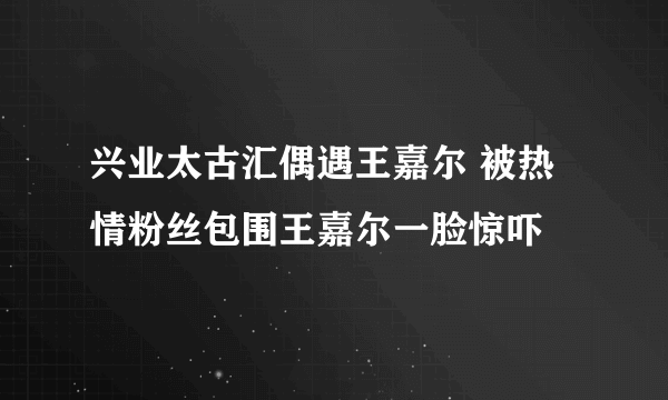 兴业太古汇偶遇王嘉尔 被热情粉丝包围王嘉尔一脸惊吓