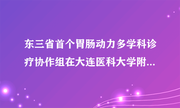 东三省首个胃肠动力多学科诊疗协作组在大连医科大学附属第一医院