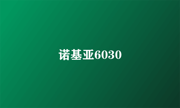 诺基亚6030