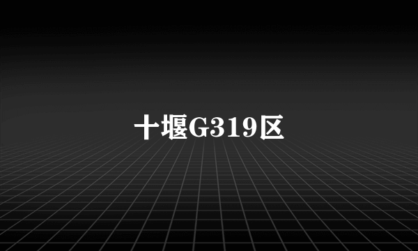 十堰G319区