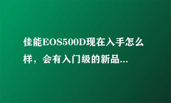 佳能EOS500D现在入手怎么样，会有入门级的新品再上市吗？