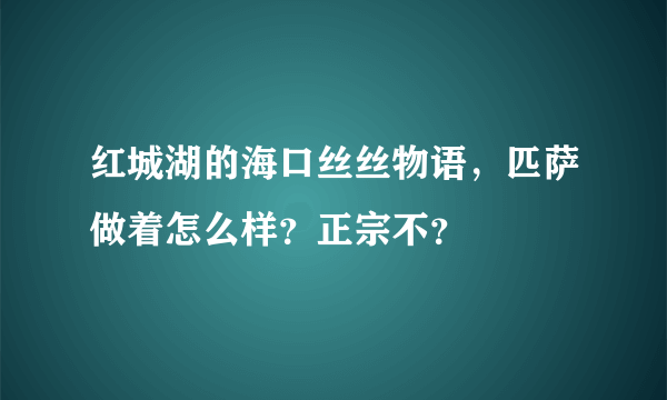 红城湖的海口丝丝物语，匹萨做着怎么样？正宗不？