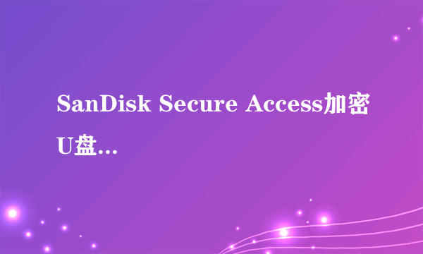 SanDisk Secure Access加密U盘文件竟然可以直接删除!这是为什么?