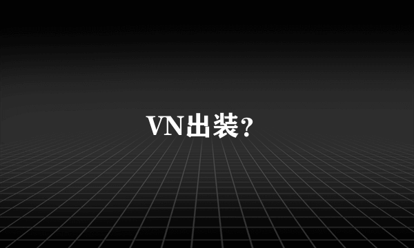 VN出装？