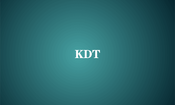 KDT