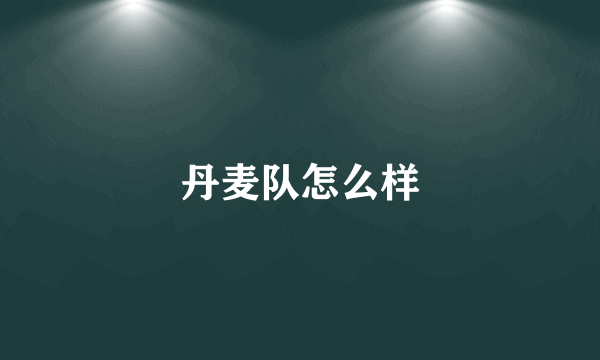 丹麦队怎么样