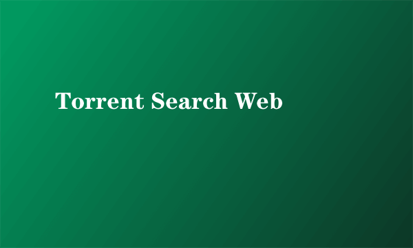 Torrent Search Web