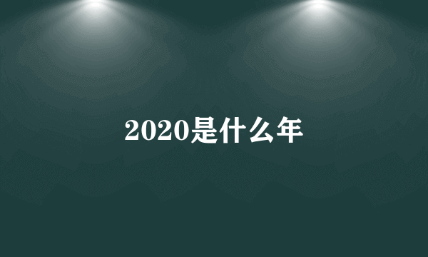 2020是什么年