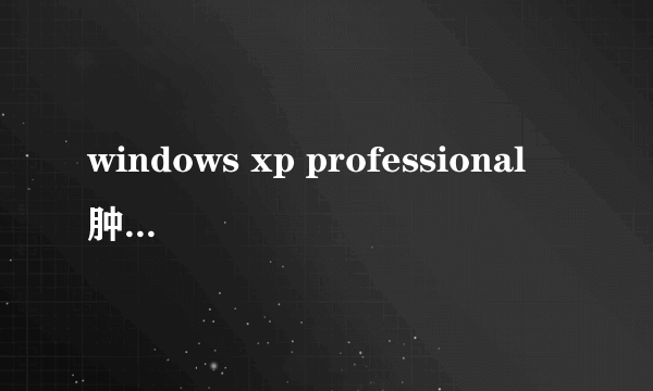 windows xp professional 肿么激活,求激活工具或者激活方法!!