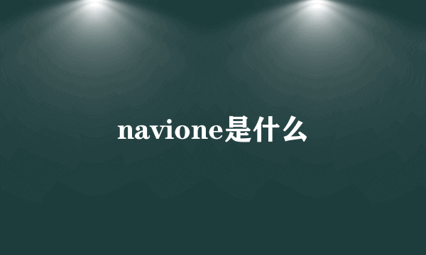 navione是什么