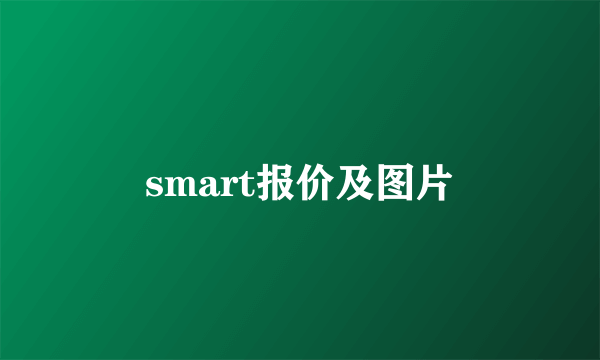 smart报价及图片