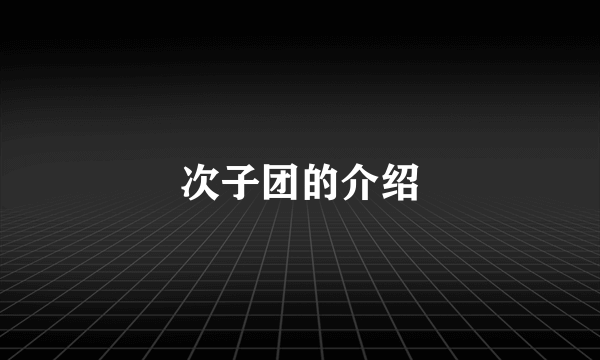 次子团的介绍