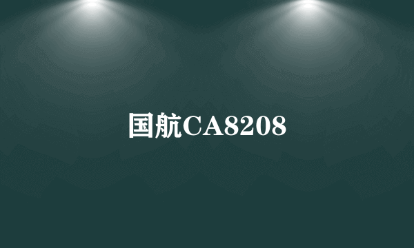 国航CA8208