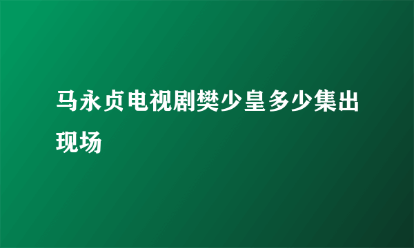 马永贞电视剧樊少皇多少集出现场