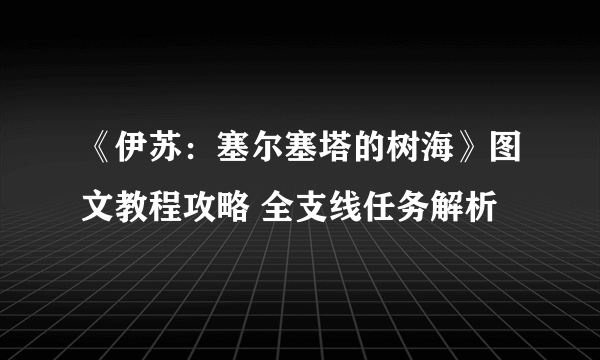 《伊苏：塞尔塞塔的树海》图文教程攻略 全支线任务解析