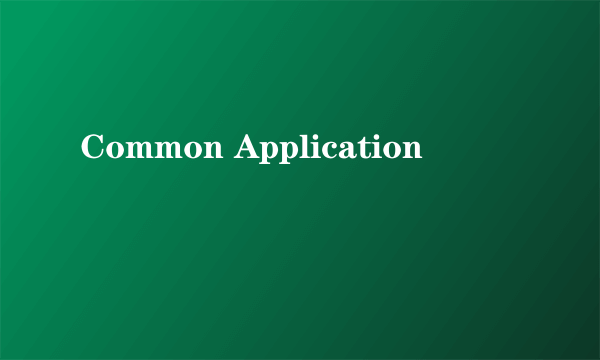 Common Application