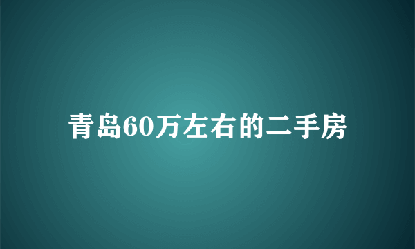 青岛60万左右的二手房