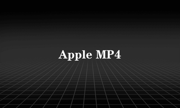 Apple MP4