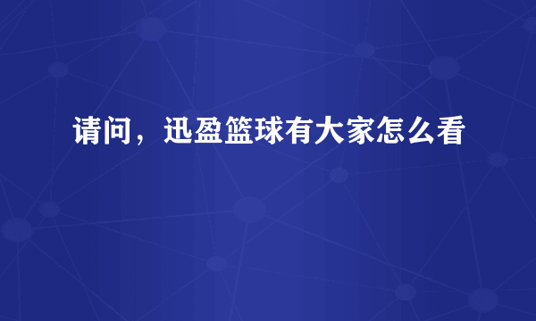 请问，迅盈篮球有大家怎么看