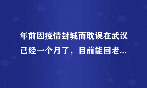 年前因疫情封城而耽误在武汉已经一个月了，目前能回老家襄阳吗？注意什么？