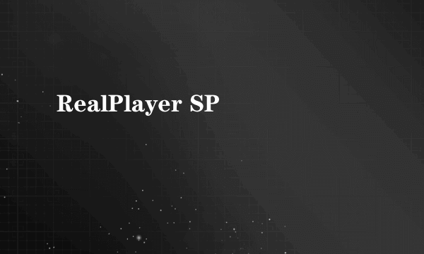 RealPlayer SP