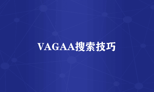 VAGAA搜索技巧