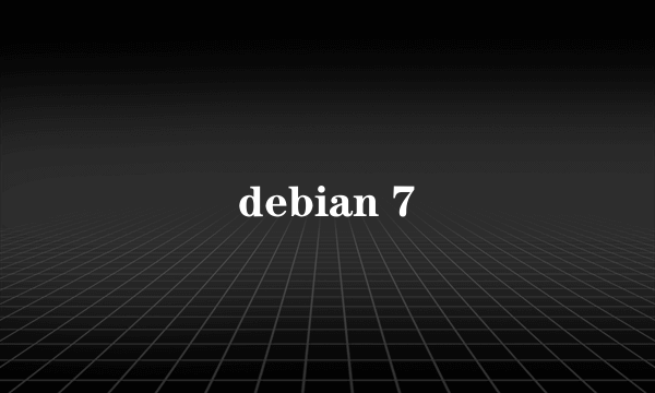 debian 7