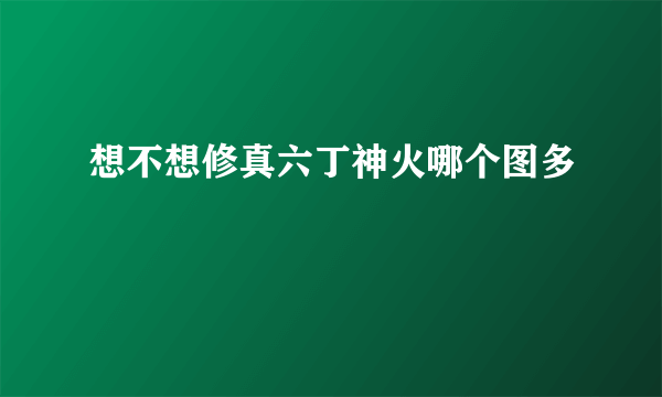 想不想修真六丁神火哪个图多