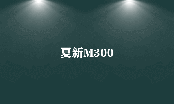 夏新M300