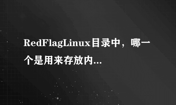 RedFlagLinux目录中，哪一个是用来存放内核映像和一些和启动有关的文件（）