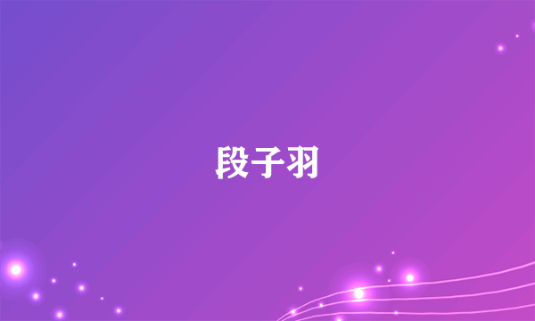 段子羽