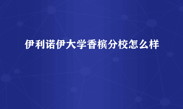 伊利诺伊大学香槟分校怎么样