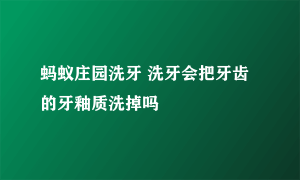 蚂蚁庄园洗牙 洗牙会把牙齿的牙釉质洗掉吗