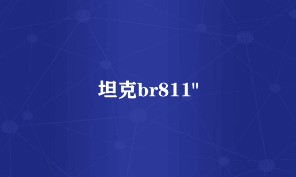 坦克br811