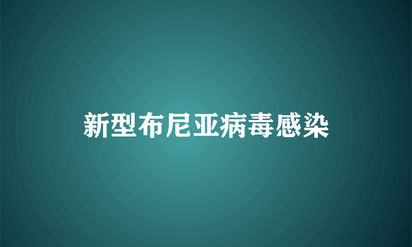 新型布尼亚病毒感染