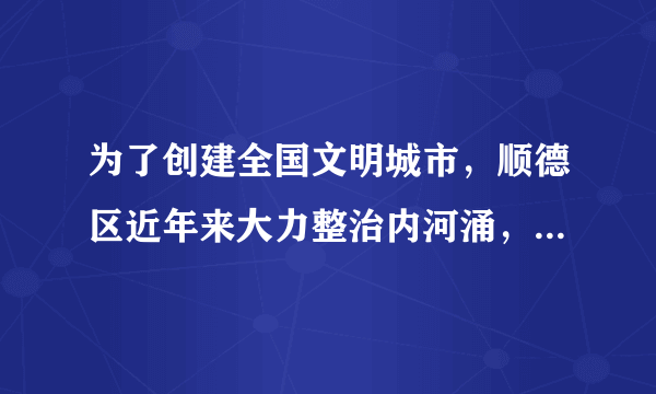 为了创建全国文明城市，顺德区近年来大力整治内河涌，新建各种人工湖，全力还原一个美丽的水乡城市，这项举措很大程度地调节了顺德区的气温．请你用所学知识解释人工湖和内河可以调节气温的主要原因．