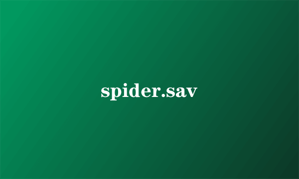 spider.sav