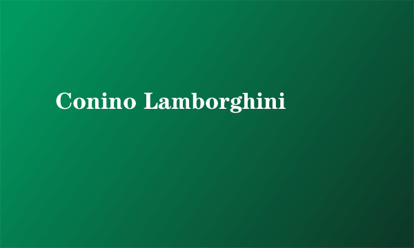 Conino Lamborghini