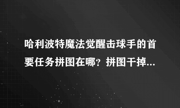 哈利波特魔法觉醒击球手的首要任务拼图在哪？拼图干掉找球手位置介绍