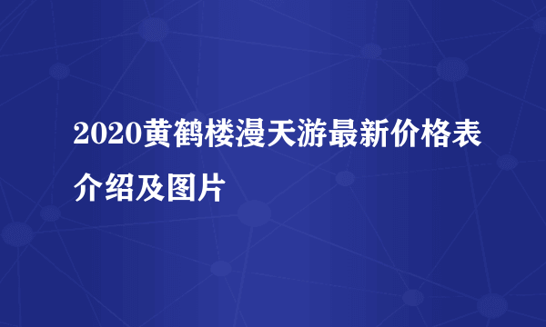 2020黄鹤楼漫天游最新价格表介绍及图片