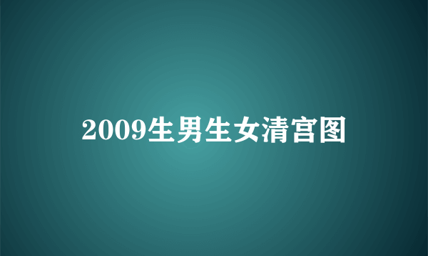 2009生男生女清宫图