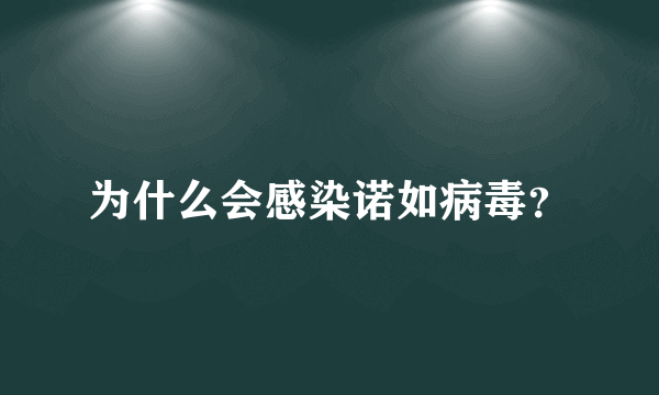 为什么会感染诺如病毒？