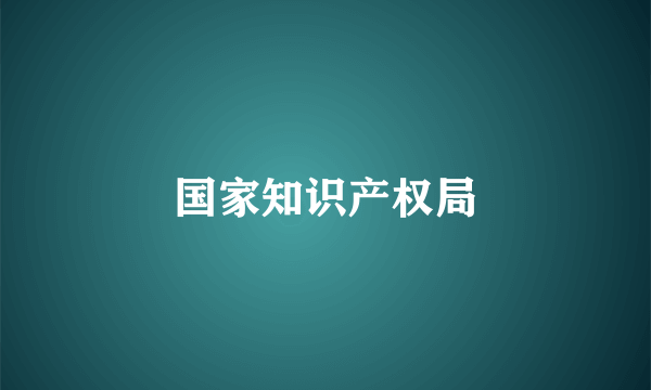 国家知识产权局