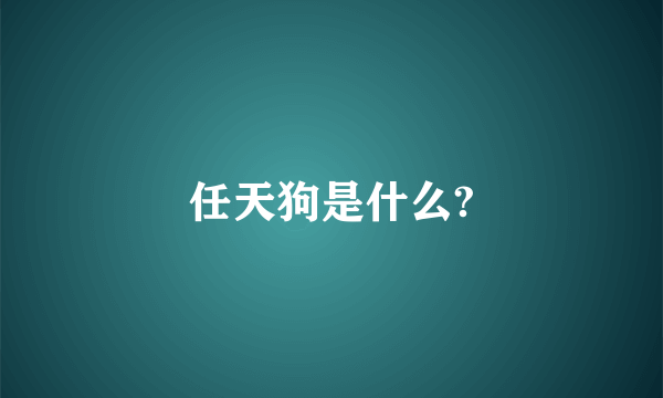 任天狗是什么?