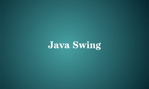 Java Swing